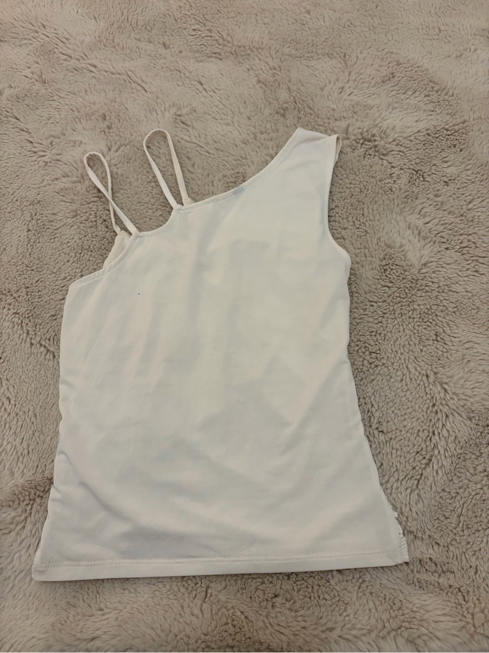 H&M Cream Ruched Spaghetti Strap Cami - Picture 2 of 4